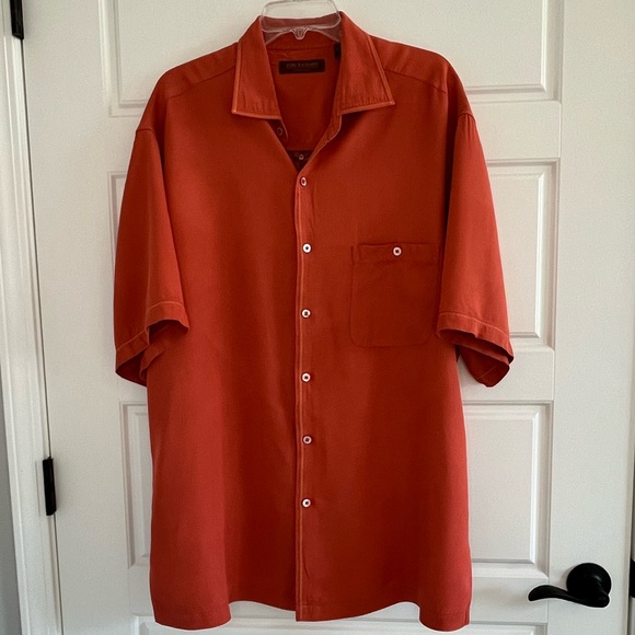 Tori Richard Honolulu Silk Embroidered Dragon Button Up Shirt Mens XL Vacation - Picture 7 of 16